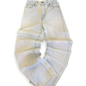 Levi's High-Waisted Straight Leg Light Wash Denim Jeans, Size 24